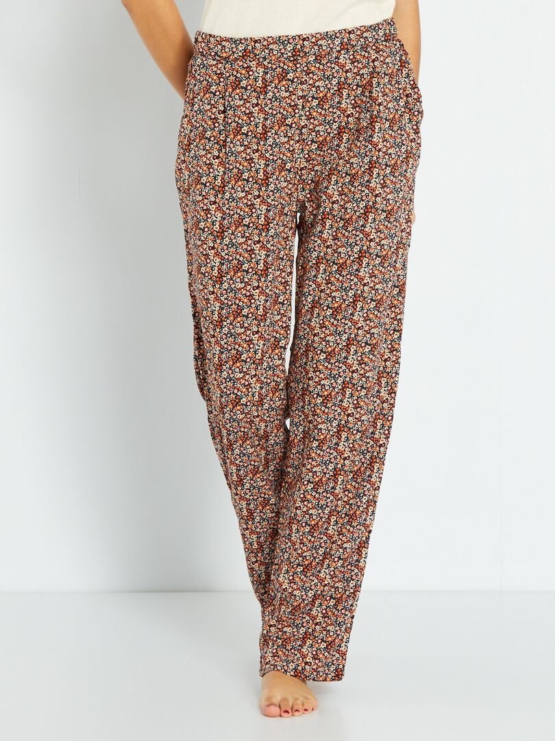 Pantalón de pijama vaporoso AZUL - Kiabi