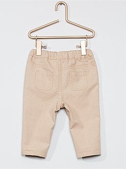 Pantalón de piqué de algodón - Kiabi
