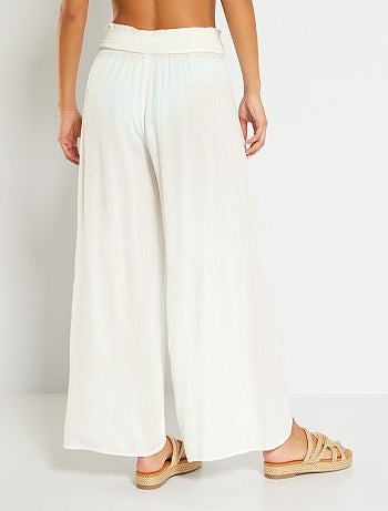 Vestidos playeros - blanco - Kiabi