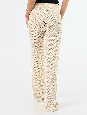 Pantalón de playa de croché