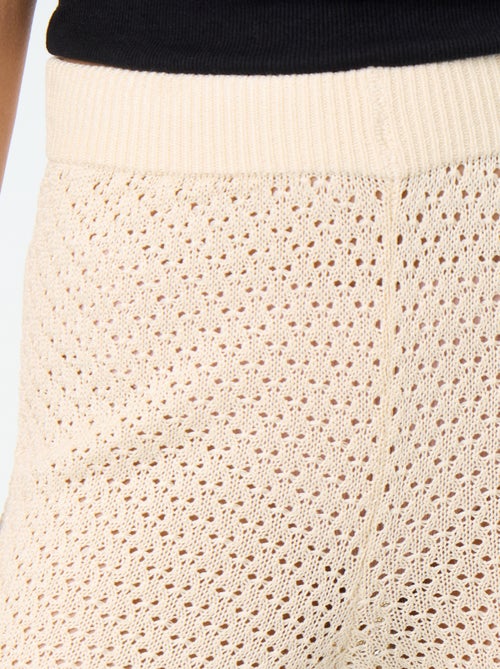 Pantalón de playa de croché - Kiabi Pantalón de playa de croché - Kiabi