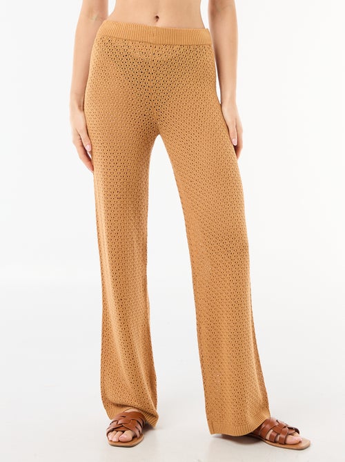 Pantalón de playa de malla croché - Kiabi
