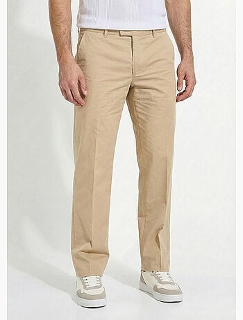 Pantalón de polialgodón con cinturón invisible ajustable - Afibel