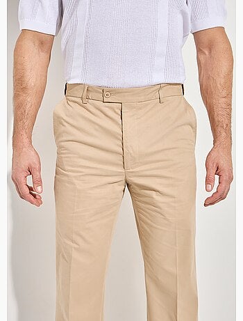 Pantalón de polialgodón con cinturón invisible ajustable - Afibel