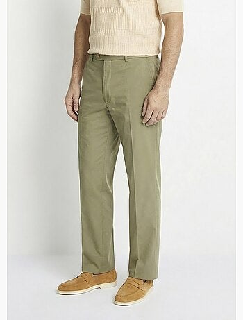 Pantalón de polialgodón con cinturón invisible ajustable - Afibel