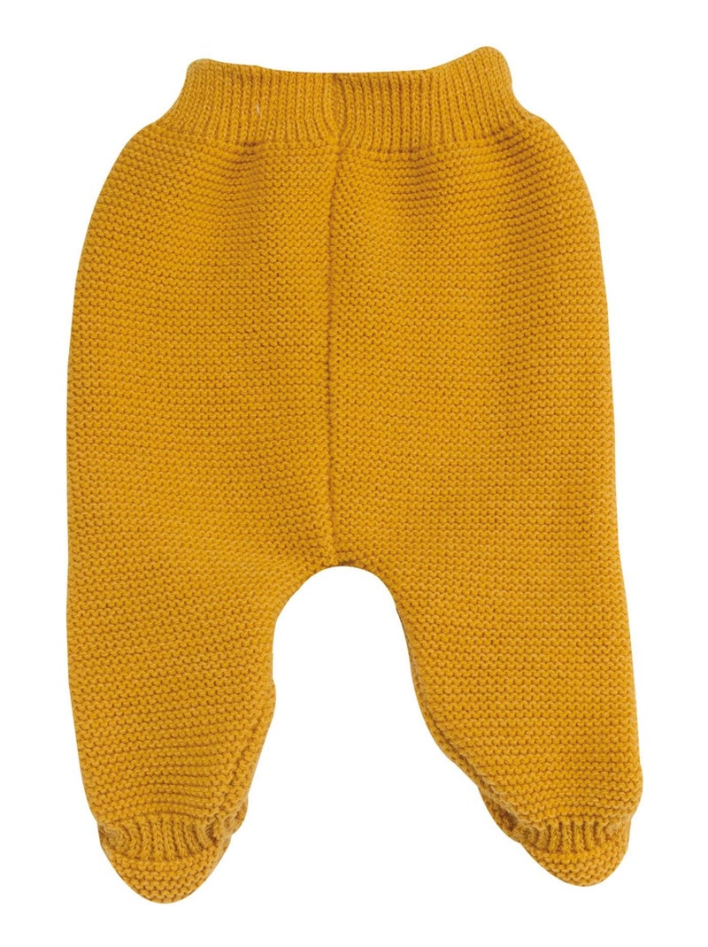 Pantalón de punto - canastilla de nacimiento Mostaza - Kiabi