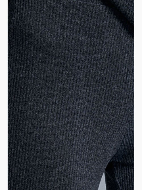 Pantalón de punto acampanado de tiro alto dilvin - Kiabi