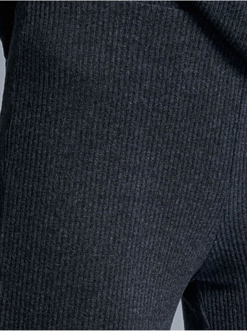Pantalón de punto acampanado de tiro alto - Kiabi Pantalón de punto acampanado de tiro alto - Kiabi
