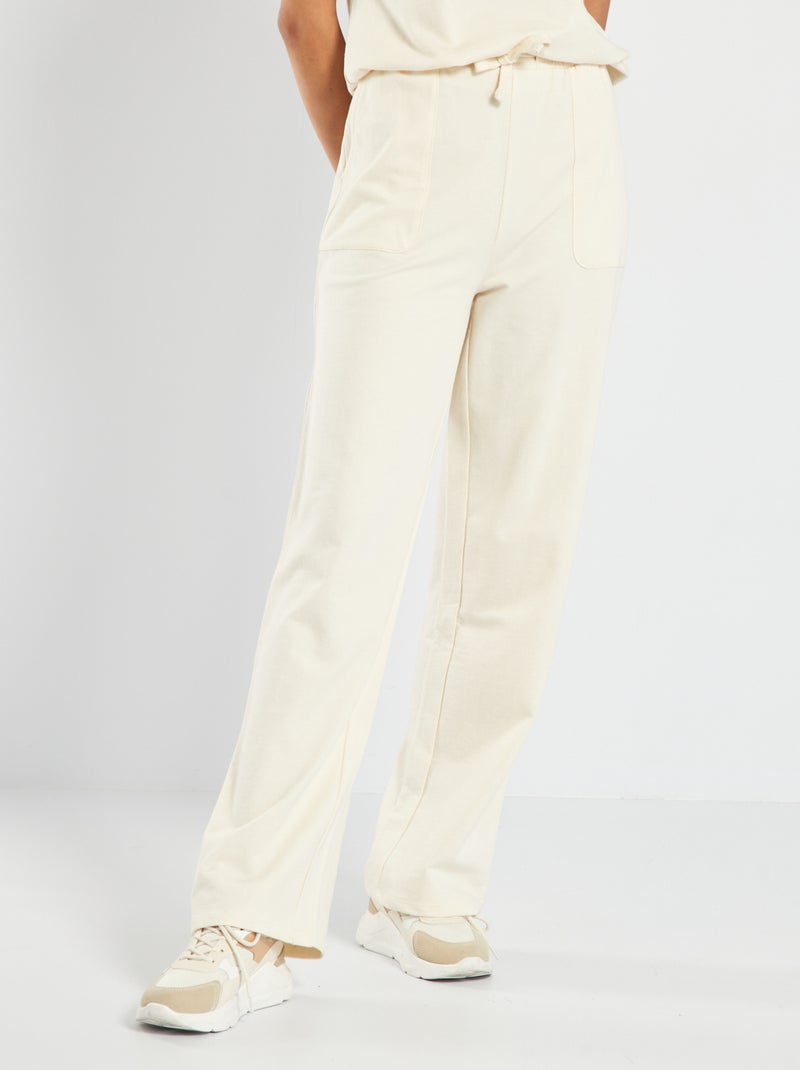 Pantalón de punto BEIGE - Kiabi