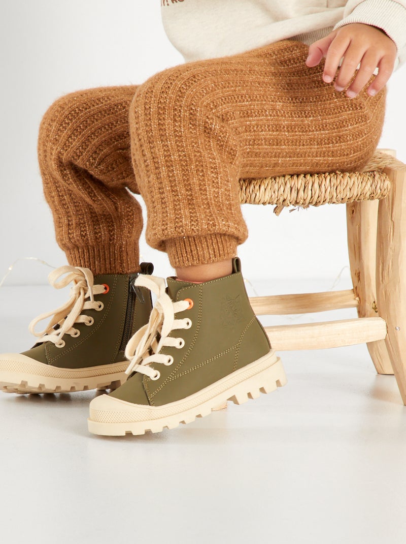 Pantalón de punto BEIGE - Kiabi