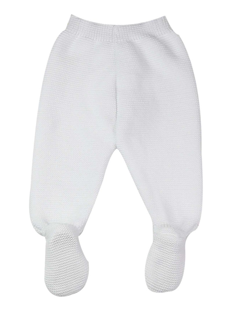 Pantalón de punto Blanco - Kiabi