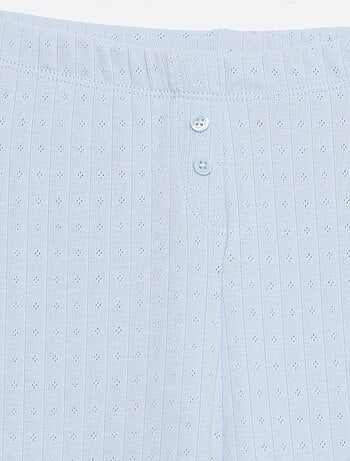 Pantalón de punto calado