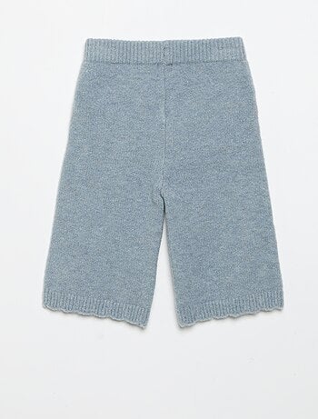 Pantalón de punto con bordados