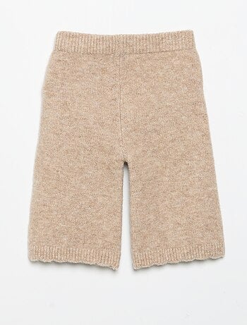 Pantalón de punto con bordados