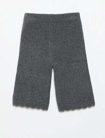 Pantalón de punto con bordados