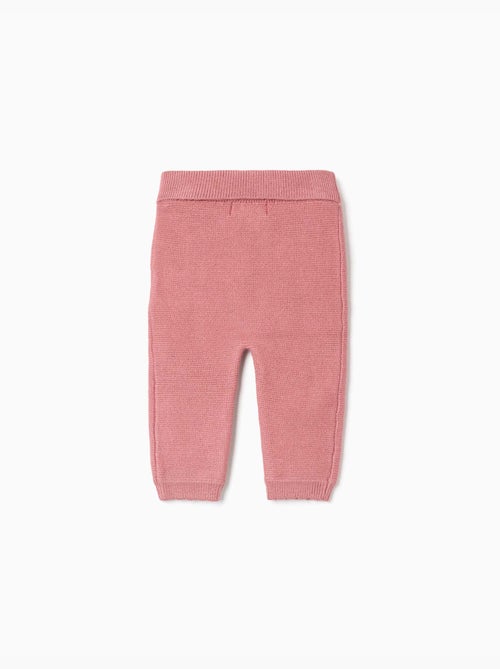 Pantalón de punto con lazo decorativo - Kiabi Pantalón de punto con lazo decorativo - Kiabi