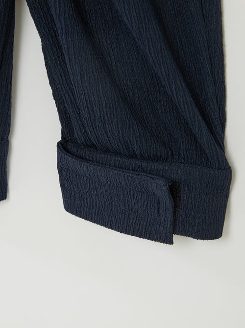 Pantalón de punto crepé - colección fácil de poner - Kiabi