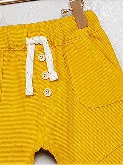 Pantalón de punto de canalé - Kiabi