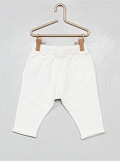 Pantalón de punto de canalé - Kiabi