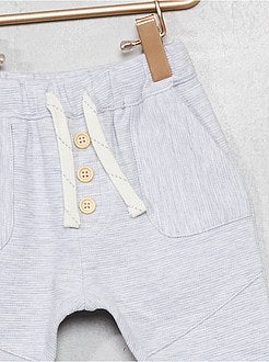 Pantalón de punto de canalé - Kiabi