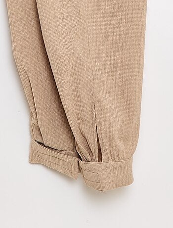 Pantalón de punto de crepé - Fácil de Poner