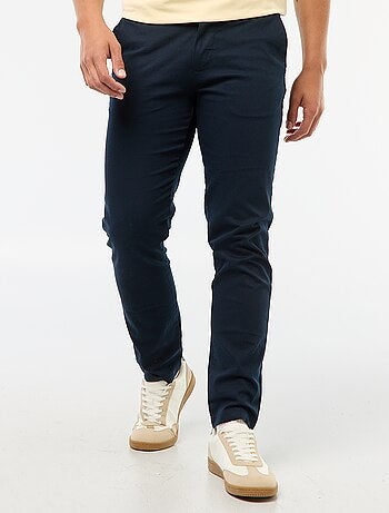 Pantalón de punto de piqué liso
