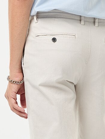 Pantalón de punto de piqué liso