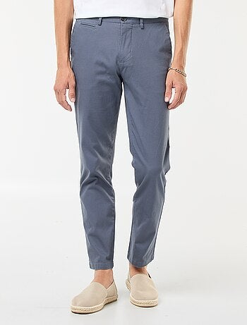 Pantalón de punto de piqué liso