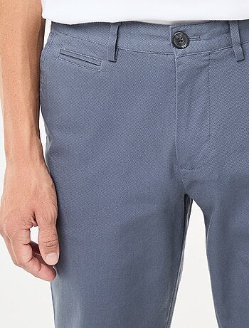 Pantalón de punto de piqué liso