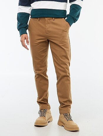 Pantalón de punto de piqué liso