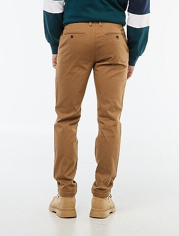 Pantalón de punto de piqué liso