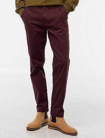 Pantalón de punto de piqué liso