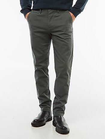 Pantalón de punto de piqué liso