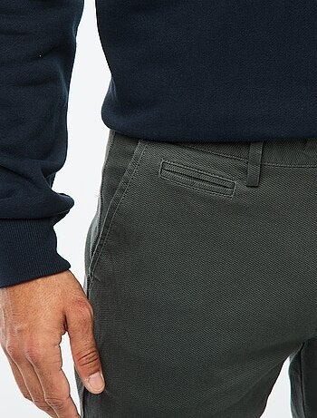 Pantalón de punto de piqué liso