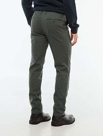 Pantalón de punto de piqué liso