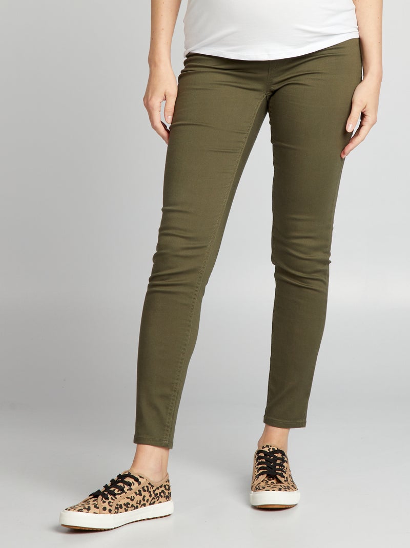 Pantalón de punto elástico tipo jegging KAKI - Kiabi