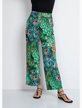 Pantalón de punto fluido con cintura elástica - Afibel