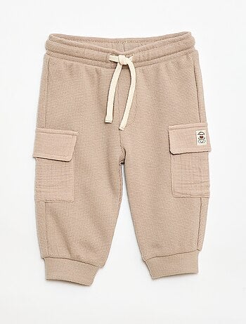 Pantalón de punto gofrado