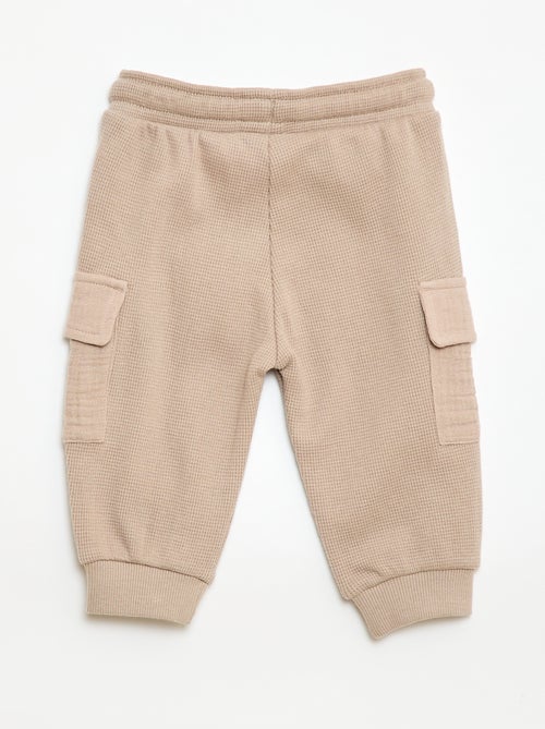 Pantalón de punto gofrado - Kiabi