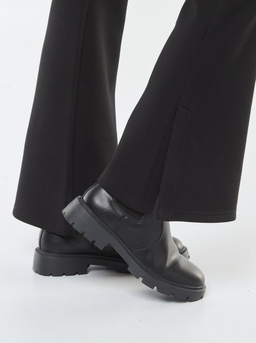 Pantalón de punto grueso y suave corte bootcut - Kiabi