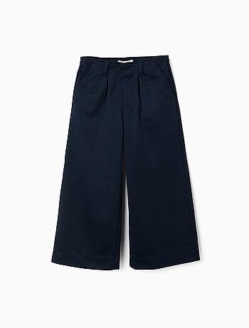 Pantalón de punto interlock de pierna ancha
