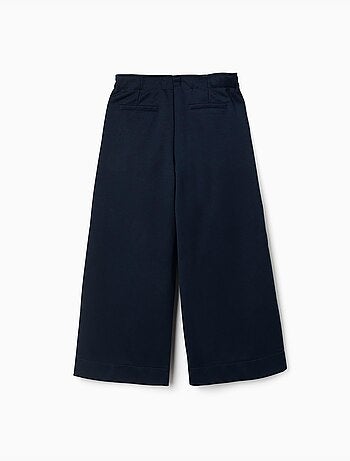 Pantalón de punto interlock de pierna ancha