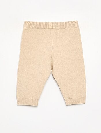 Pantalón de punto liso