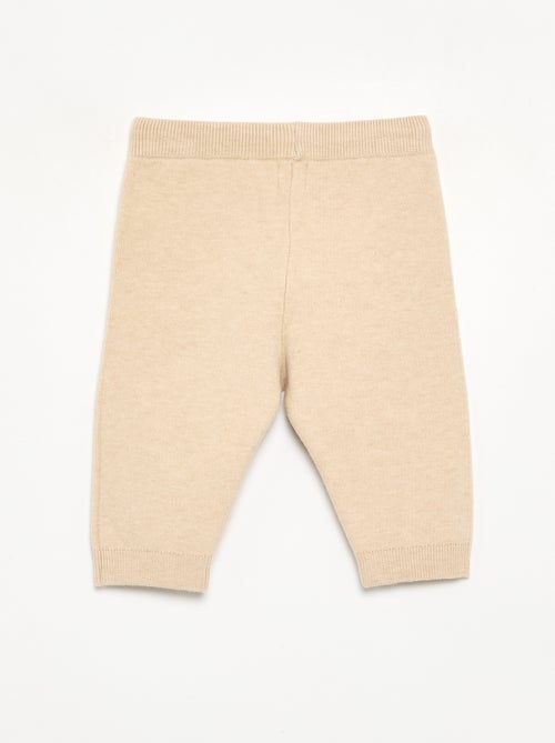 Pantalón de punto liso - Kiabi