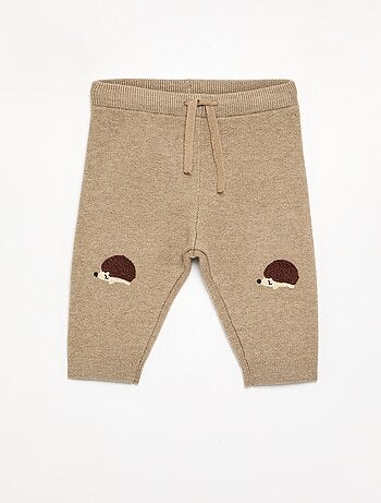 Pantalón de punto liso