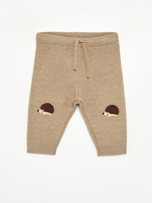 Pantalón de punto liso - Kiabi