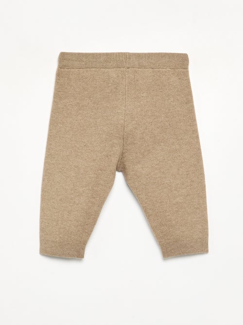 Pantalón de punto liso - Kiabi