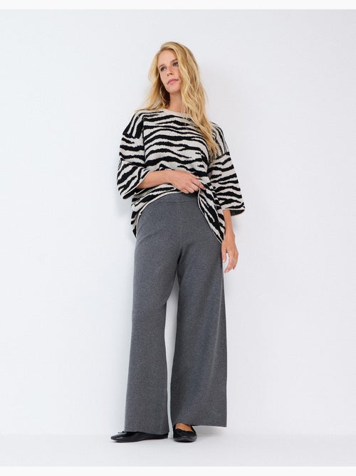 Pantalón de punto, mo fashion - Kiabi Pantalón de punto, mo fashion - Kiabi