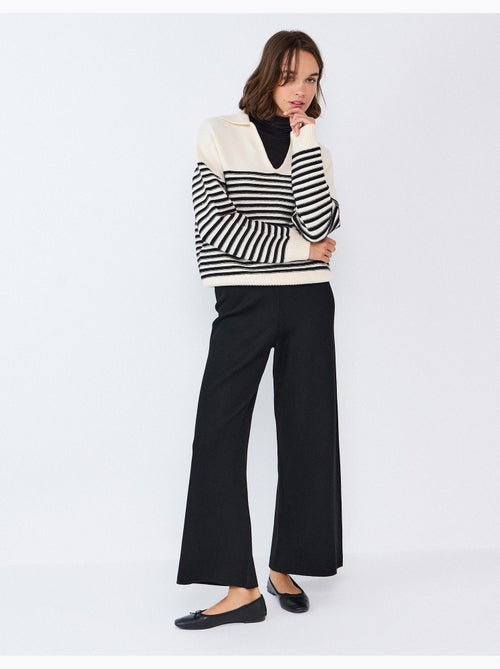 Pantalón de punto, mo fashion - Kiabi Pantalón de punto, mo fashion - Kiabi
