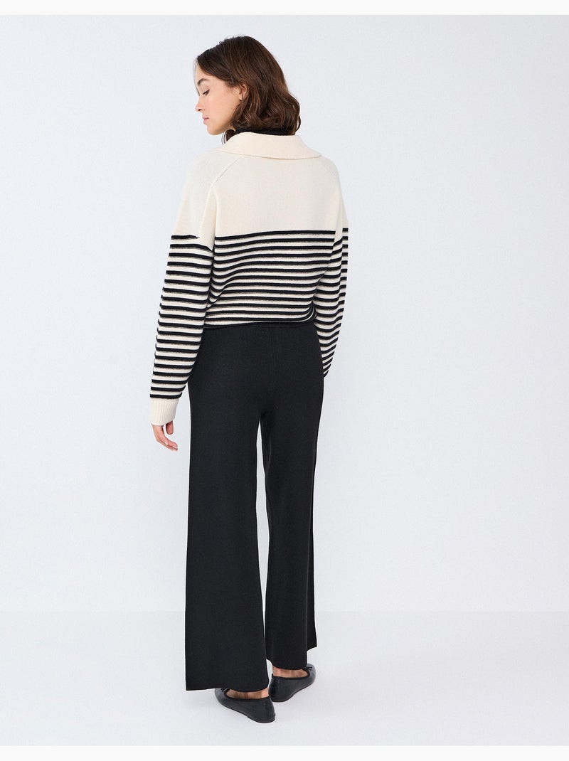 Pantalón de punto, mo fashion Negro - Kiabi